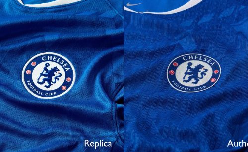 Verschil tussen authentieke en replica Chelsea shirts